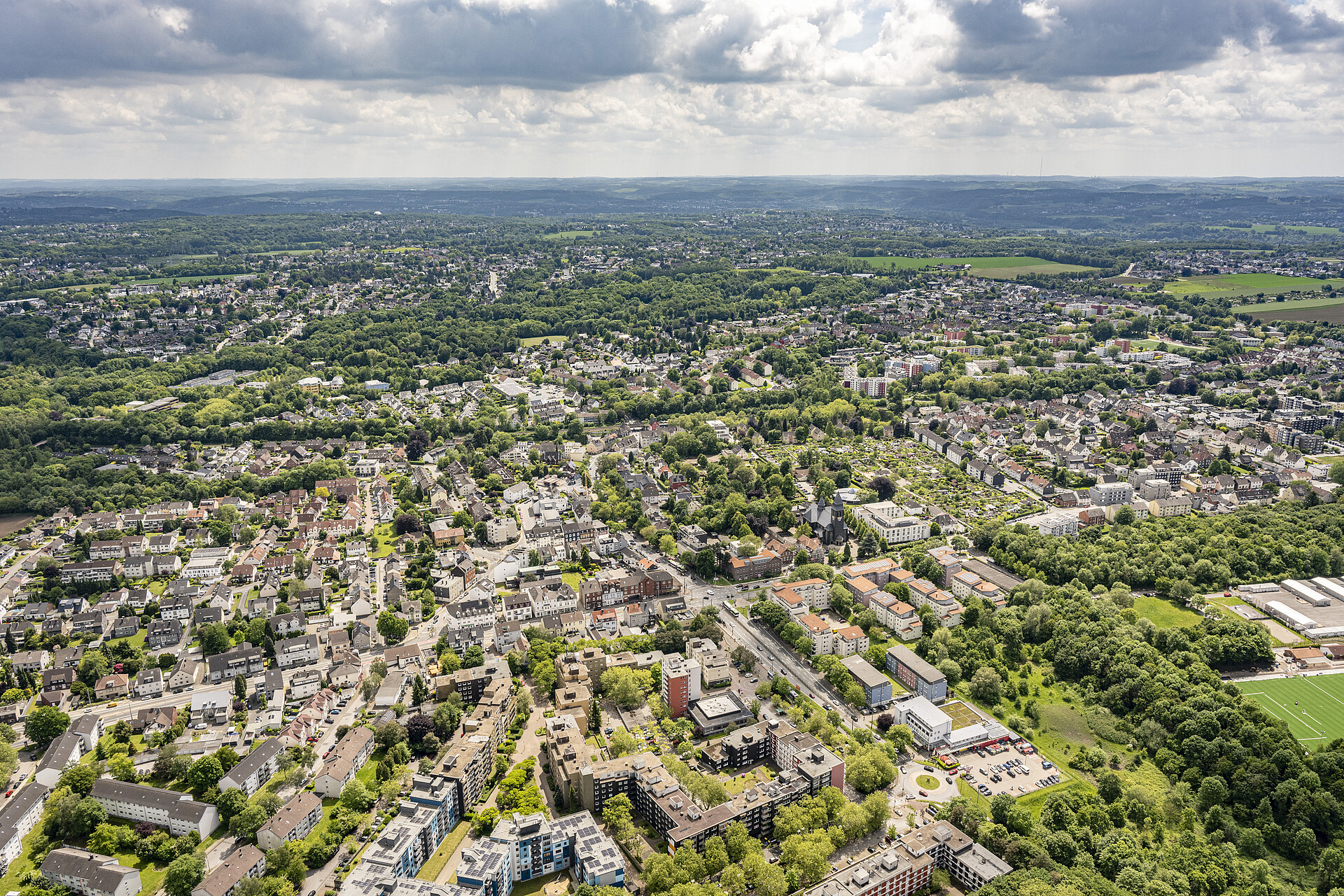 [Translate to English:] Blick auf die Stadt Bochum