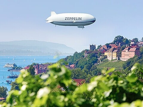 Flug über Meersburg