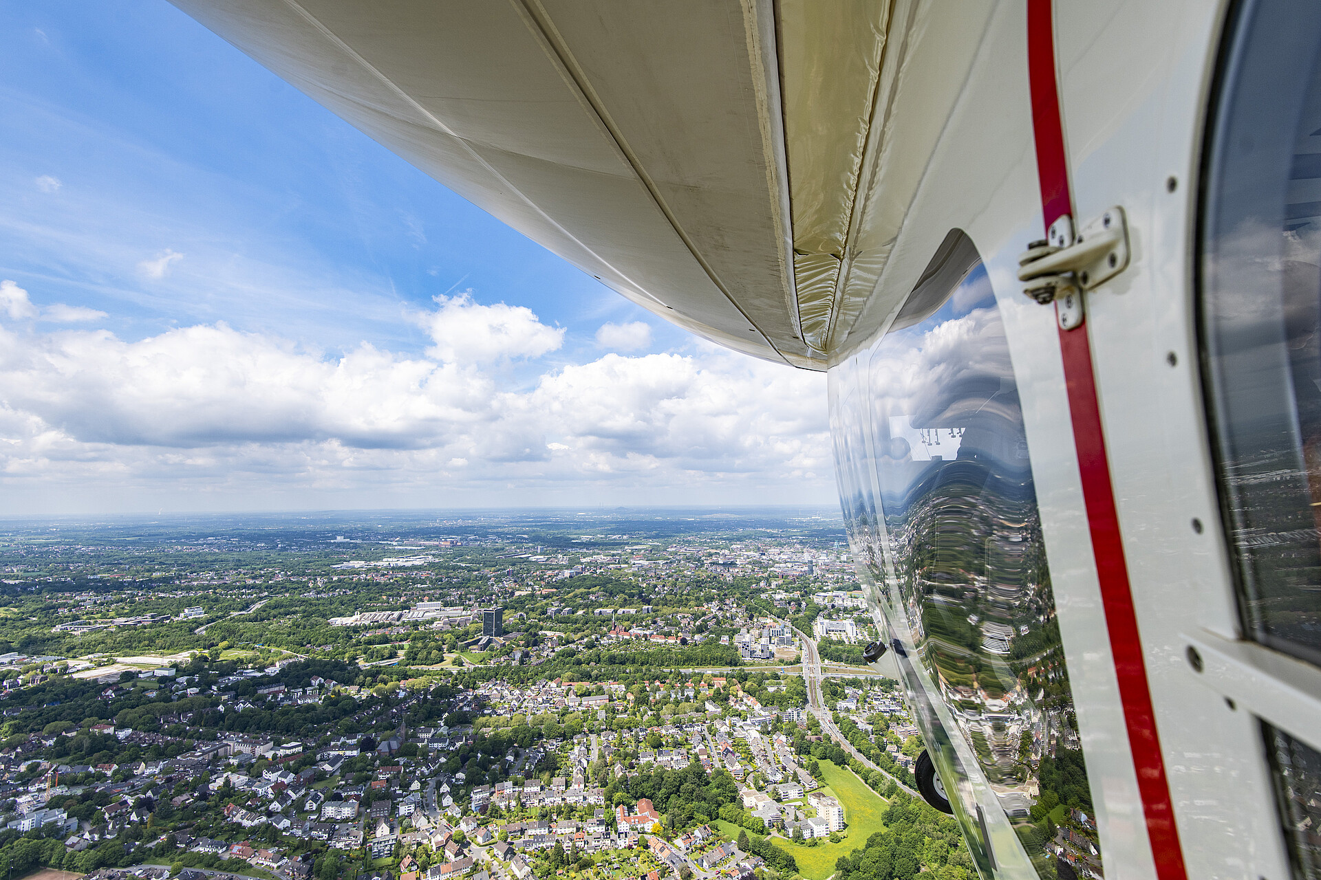 [Translate to English:] Zeppelinperspektive auf Bochum