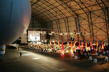 Event im Zeppelin Hangar