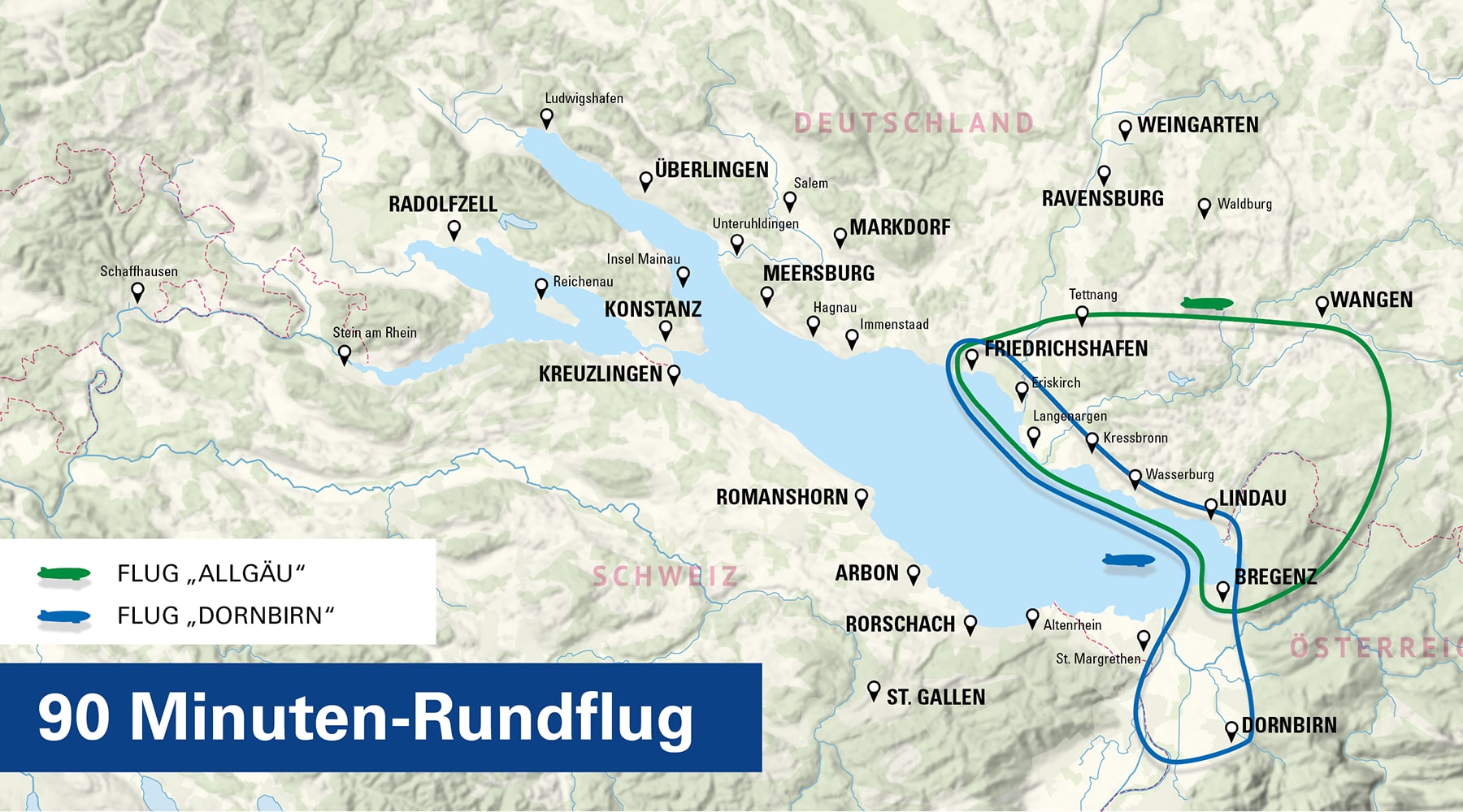 Karte „Allgäu“